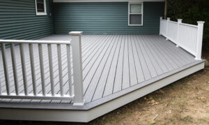 Picture of a composite deck.
